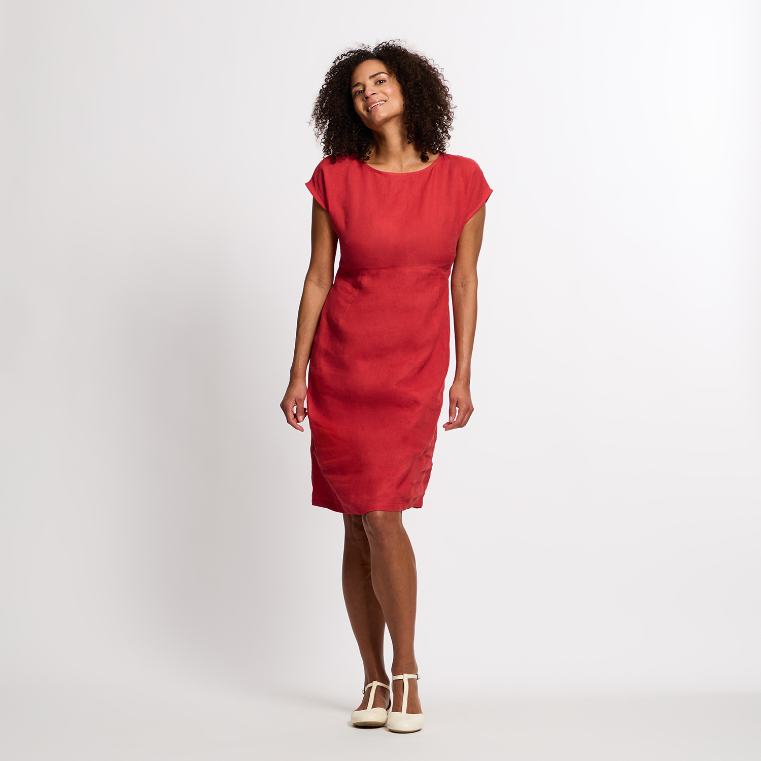 Leinenkleid aus reinem Leinen