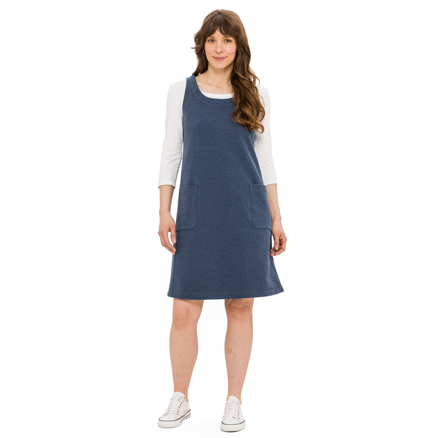 Sweatkleid in A-Linie aus Bio-Baumwolle