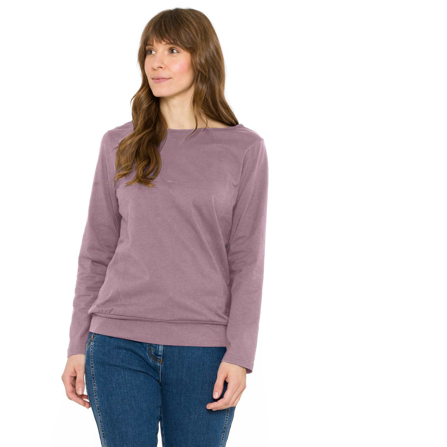 Langarmshirt aus reiner Bio-Baumwolle
