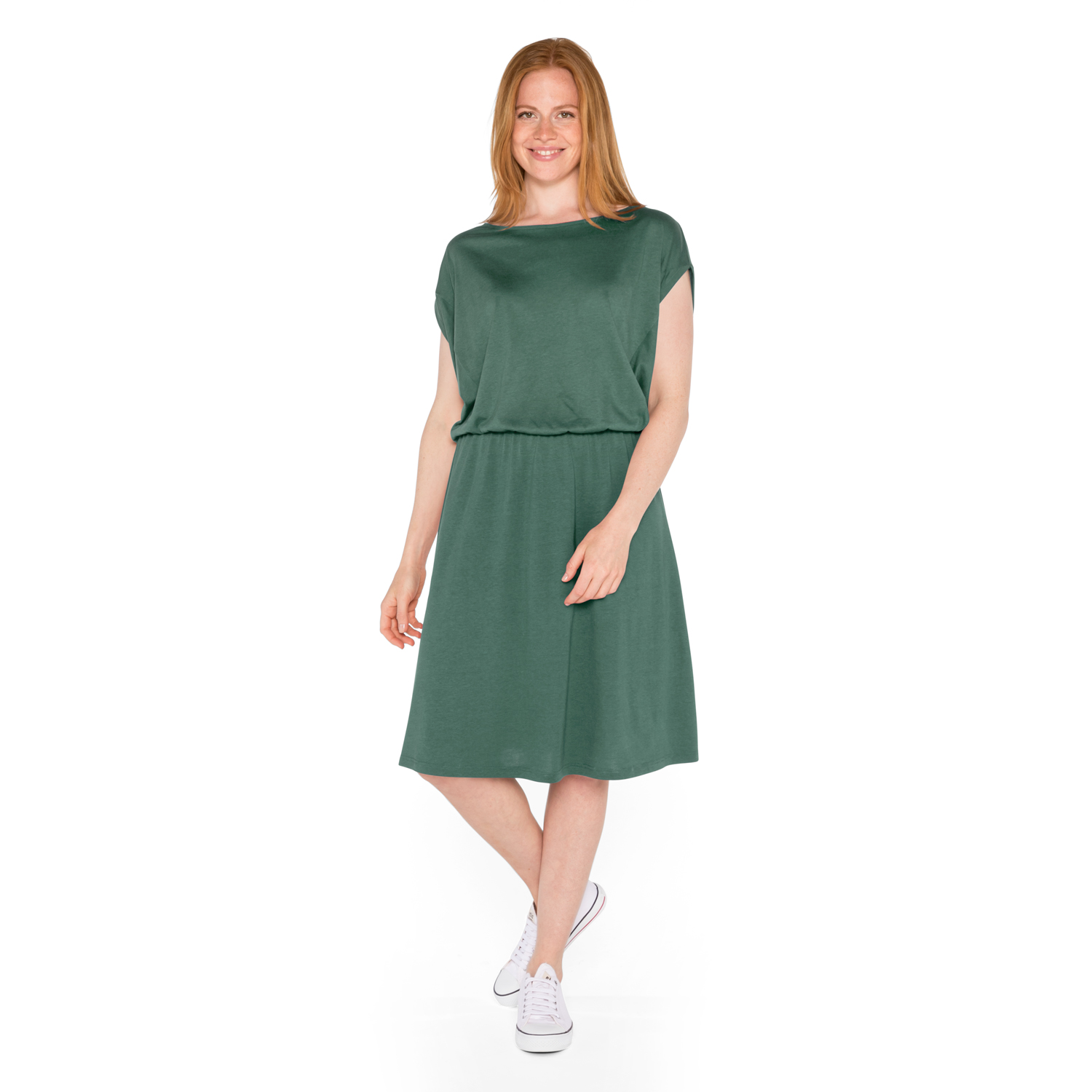 Jerseykleid aus TENCEL™ Lyocell mit Bio-Baumwolle