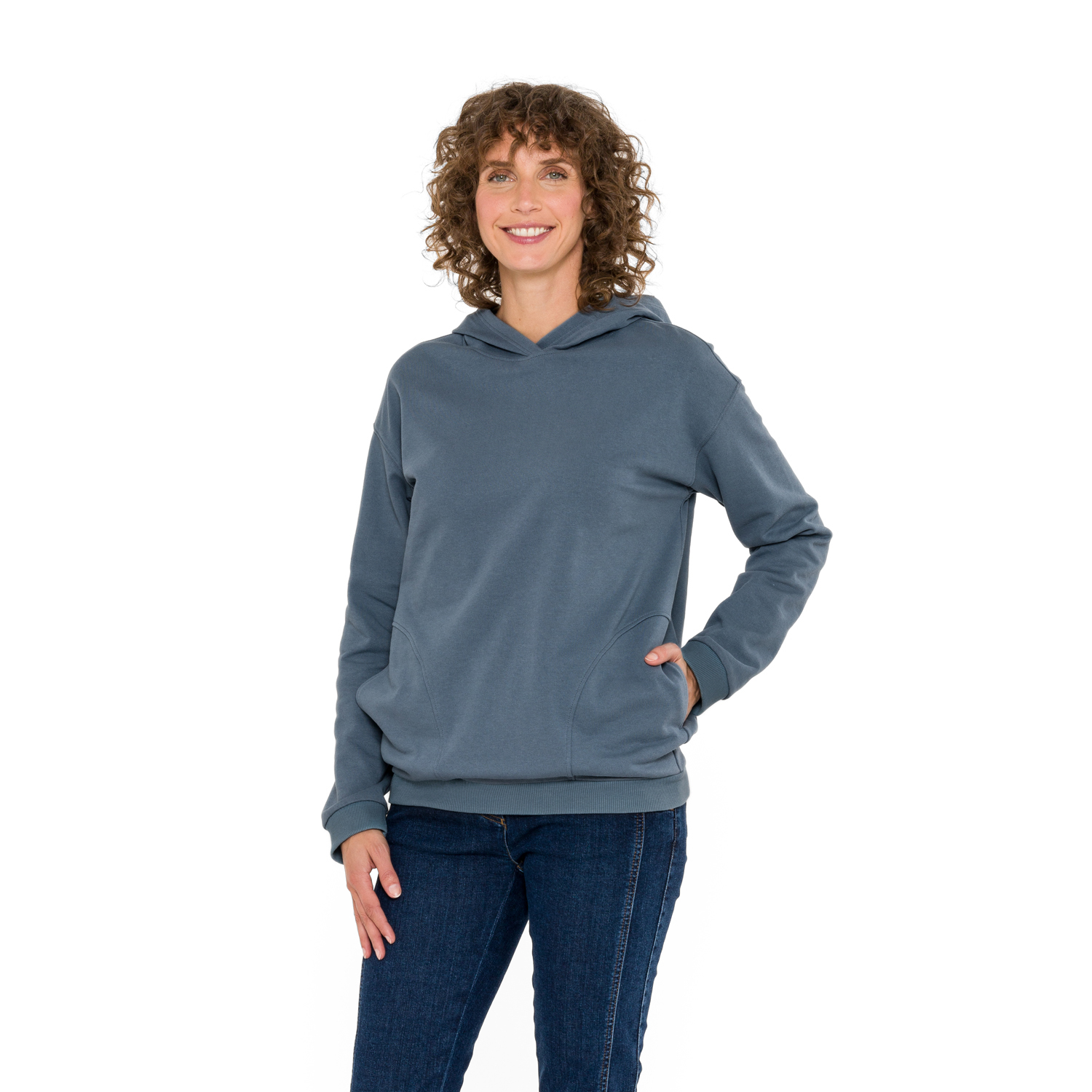 Kapuzen-Sweatshirt aus reiner Bio-Baumwolle