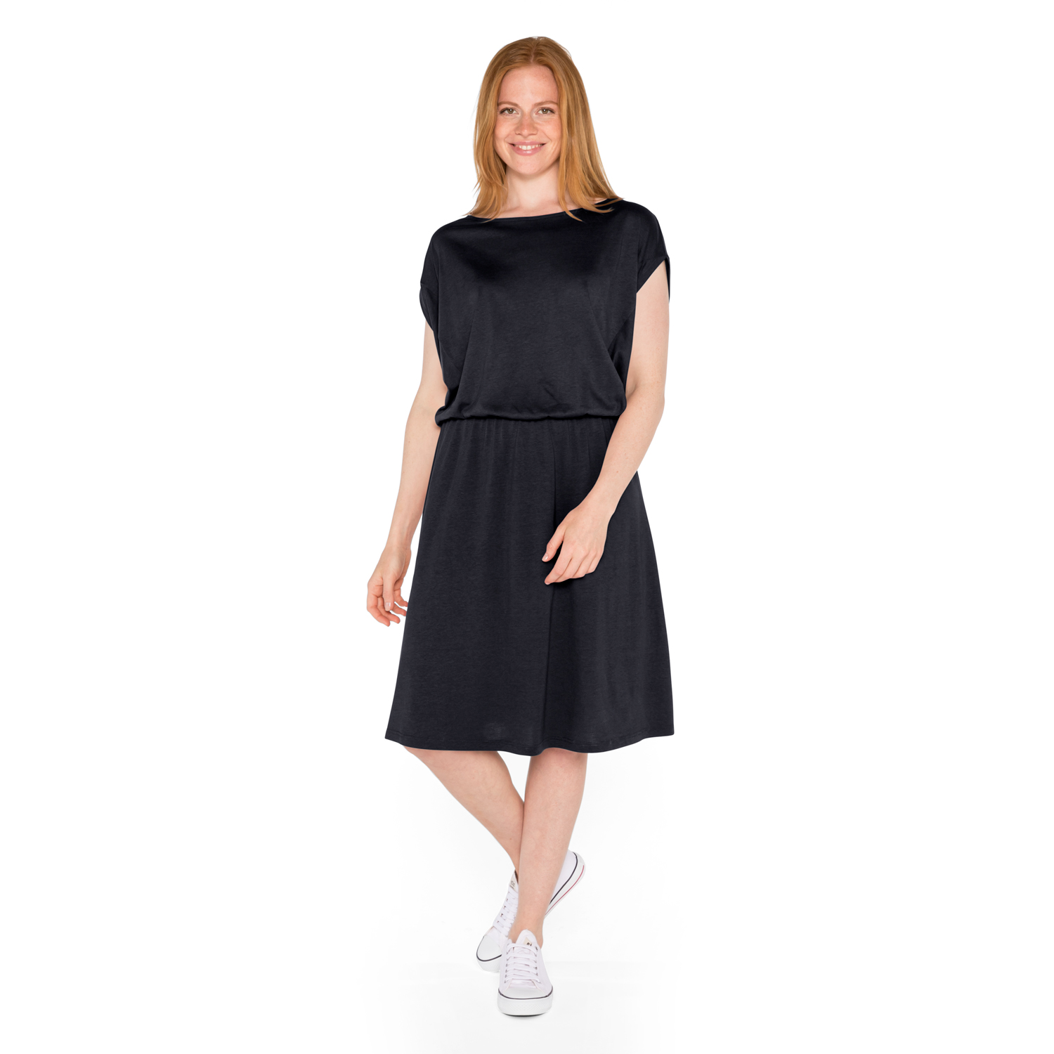 Jerseykleid aus TENCEL™ Lyocell mit Bio-Baumwolle
