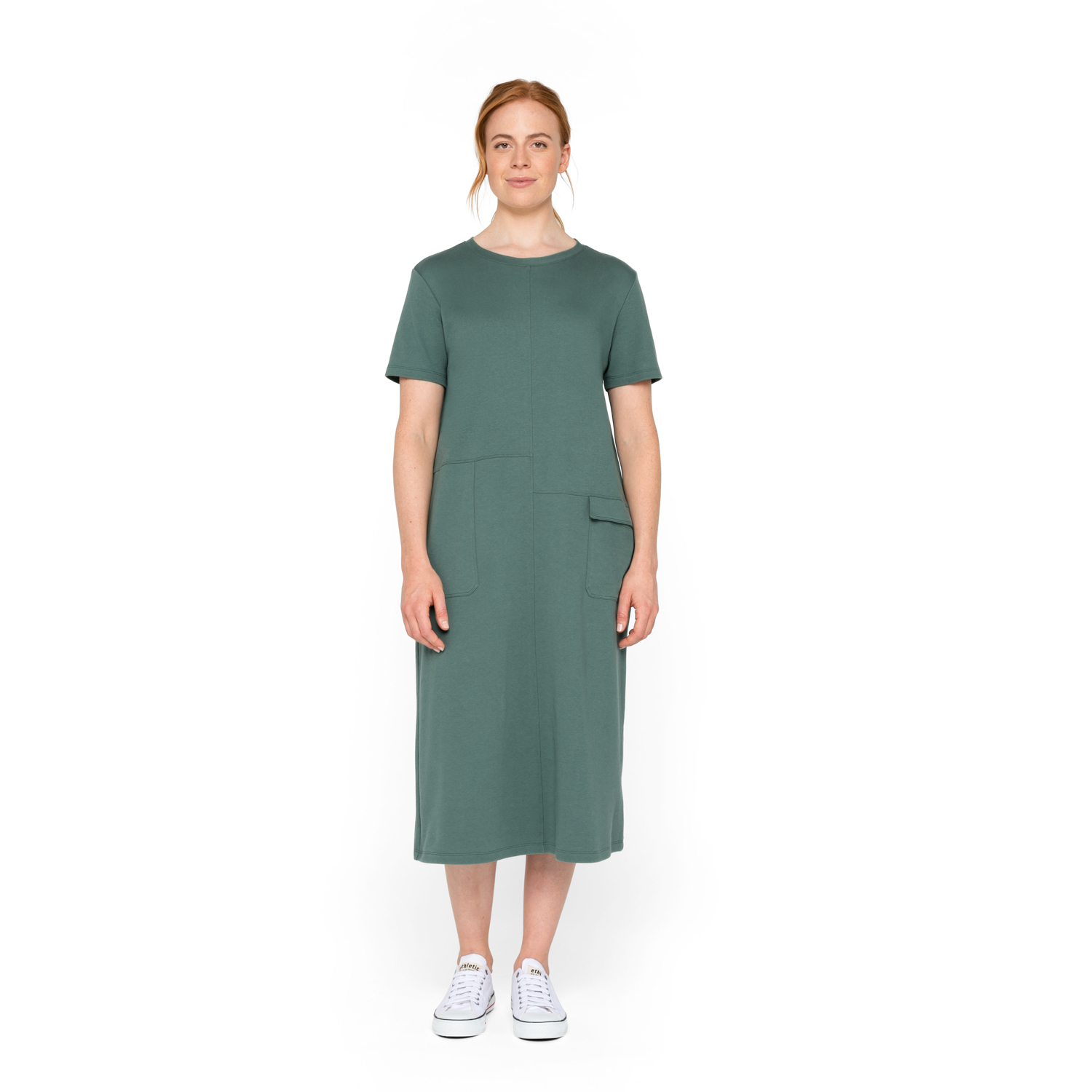 Jerseykleid in H-Linie aus Bio-Baumwolle