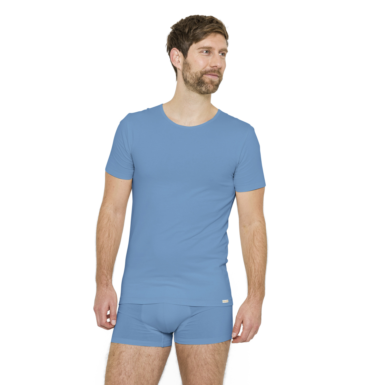 T-Shirt aus Bio-Baumwolle mit Elastan