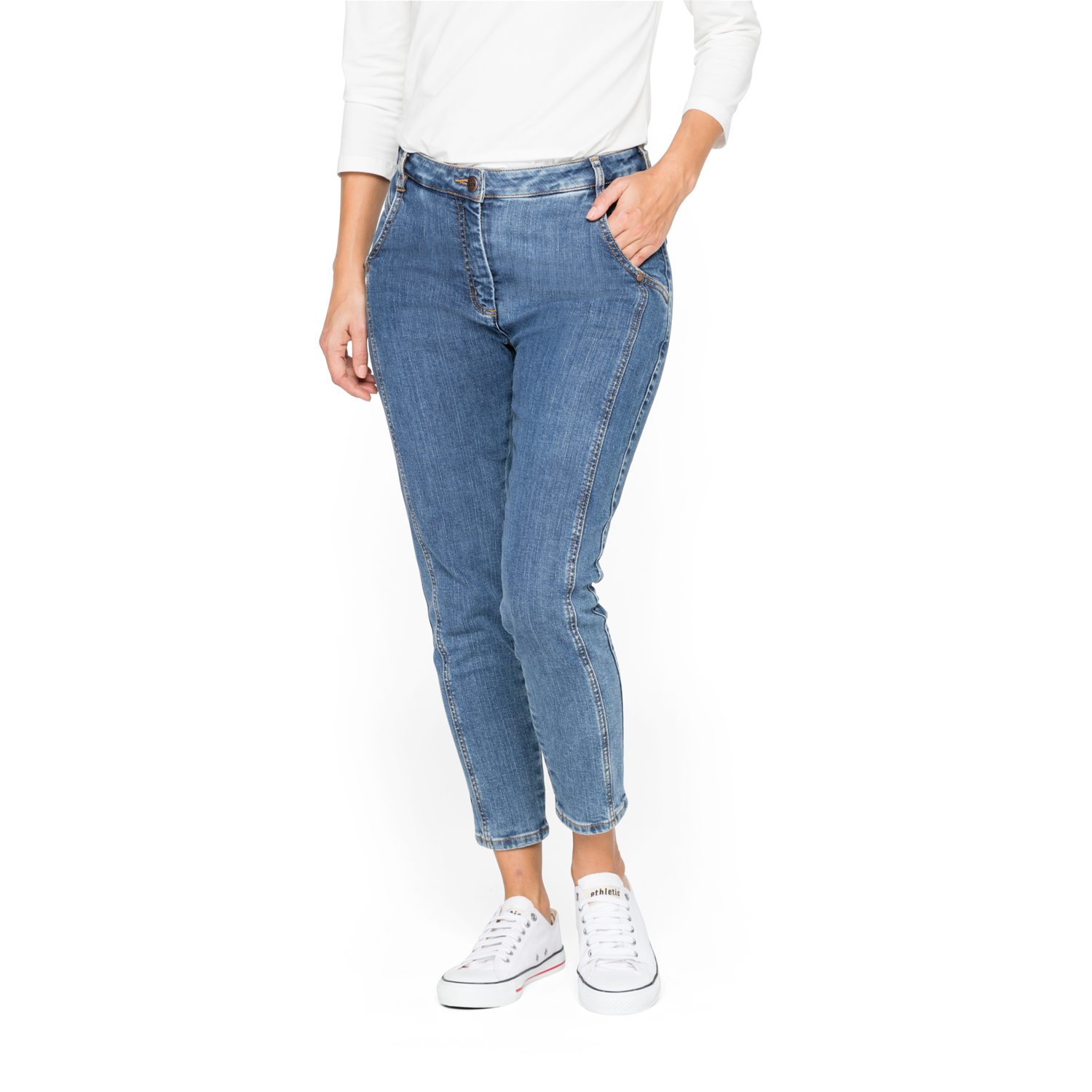 7/8-Jeans aus Bio-Baumwolle