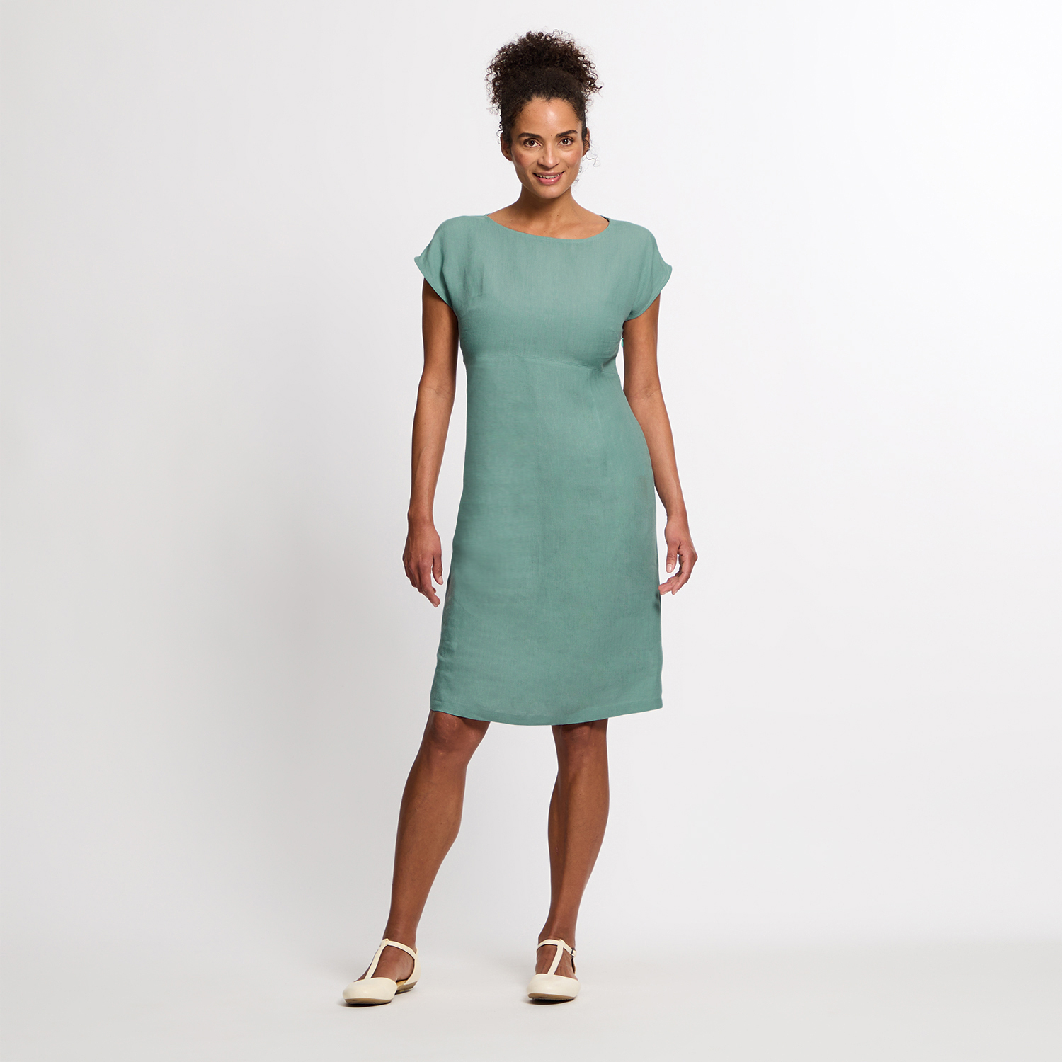 Leinenkleid aus reinem Leinen