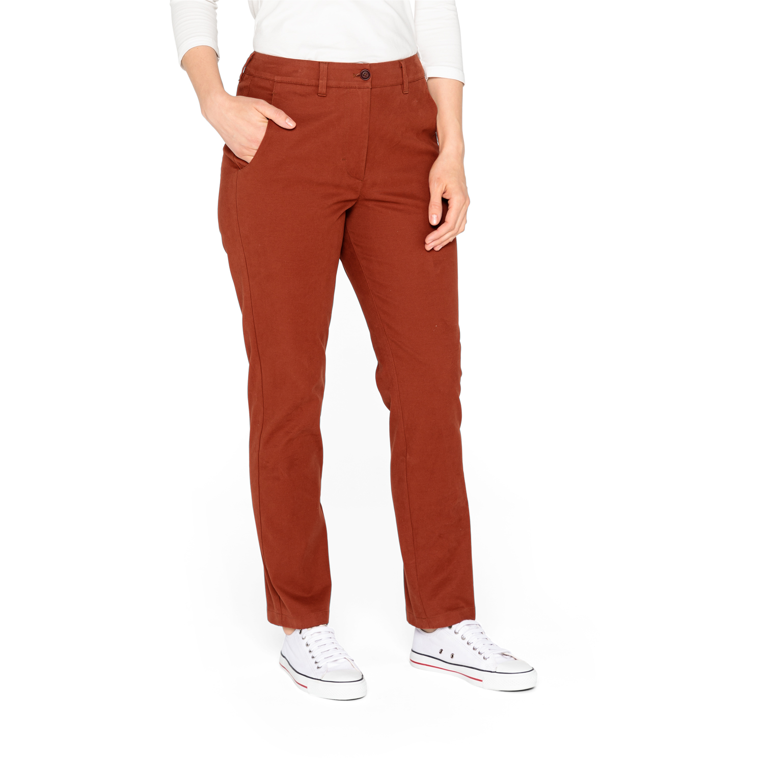 Hose aus Bio-Baumwoll-Gabardine