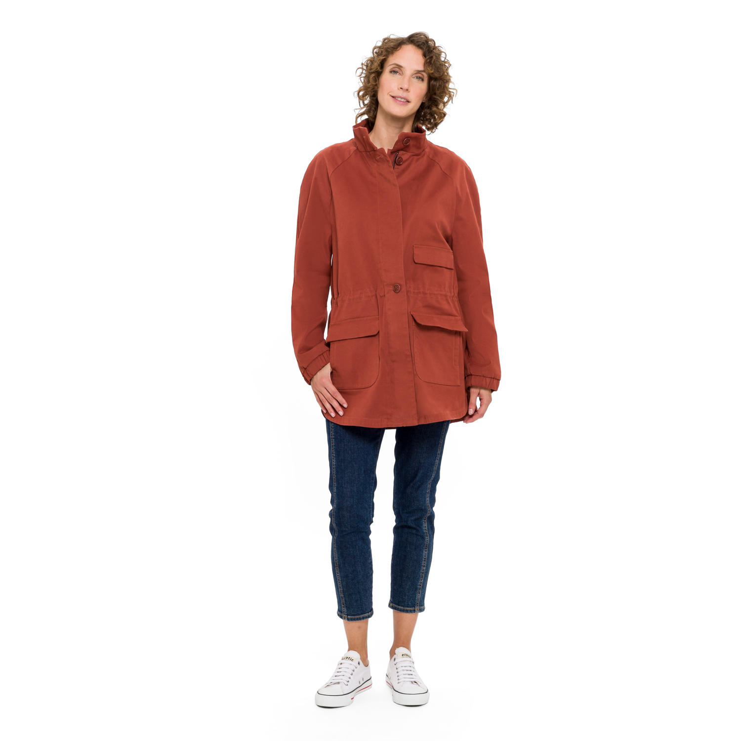 Parka aus Bio-Baumwoll-Gabardine