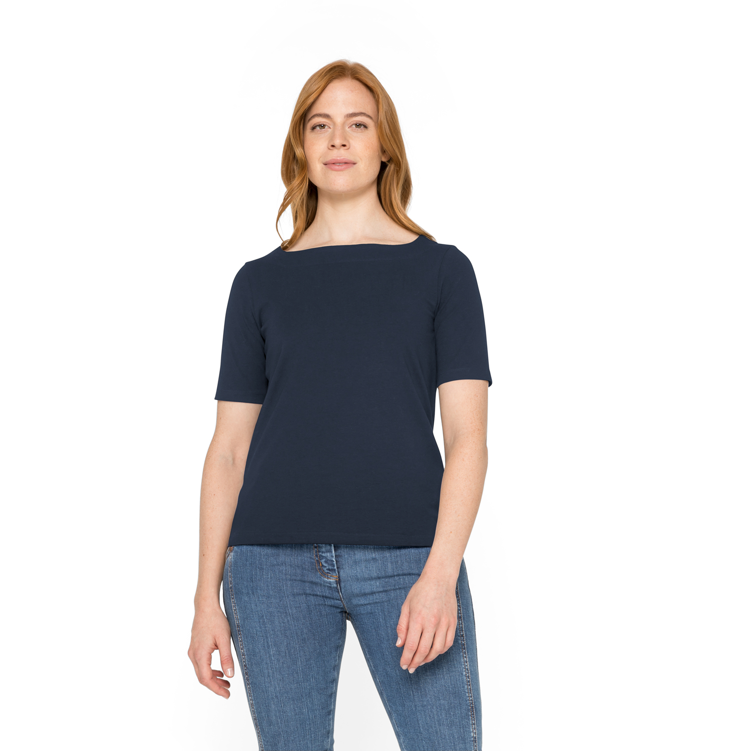 Tailliertes T-Shirt aus Bio-Baumwolle