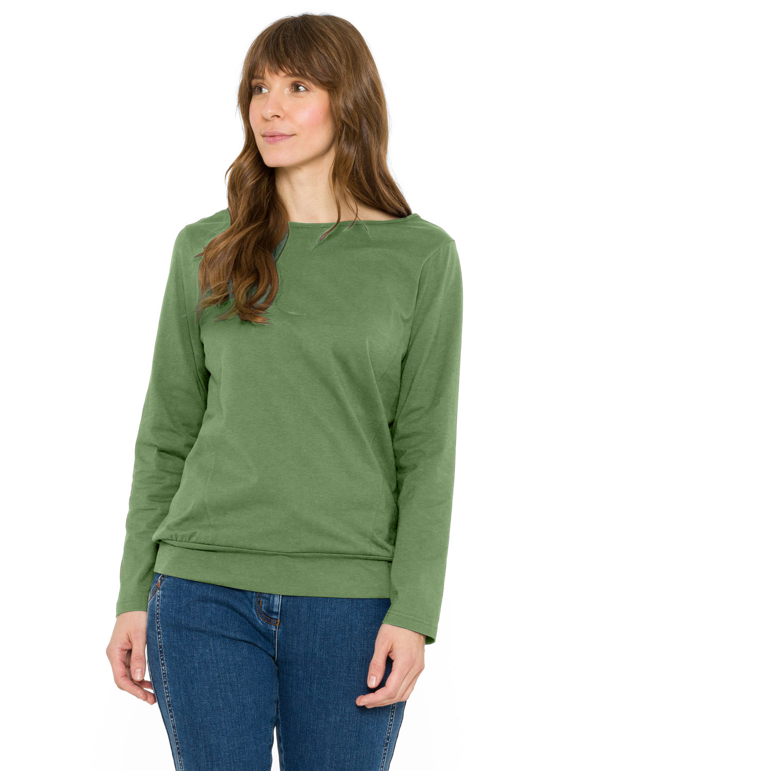 Langarmshirt aus reiner Bio-Baumwolle