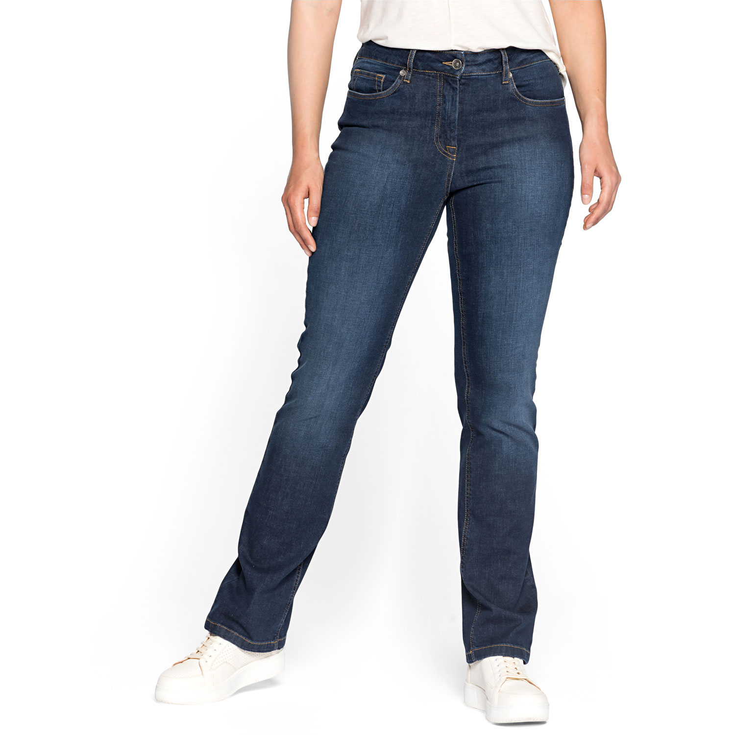 Jeans DIE GERADE aus Bio-Baumwolle
