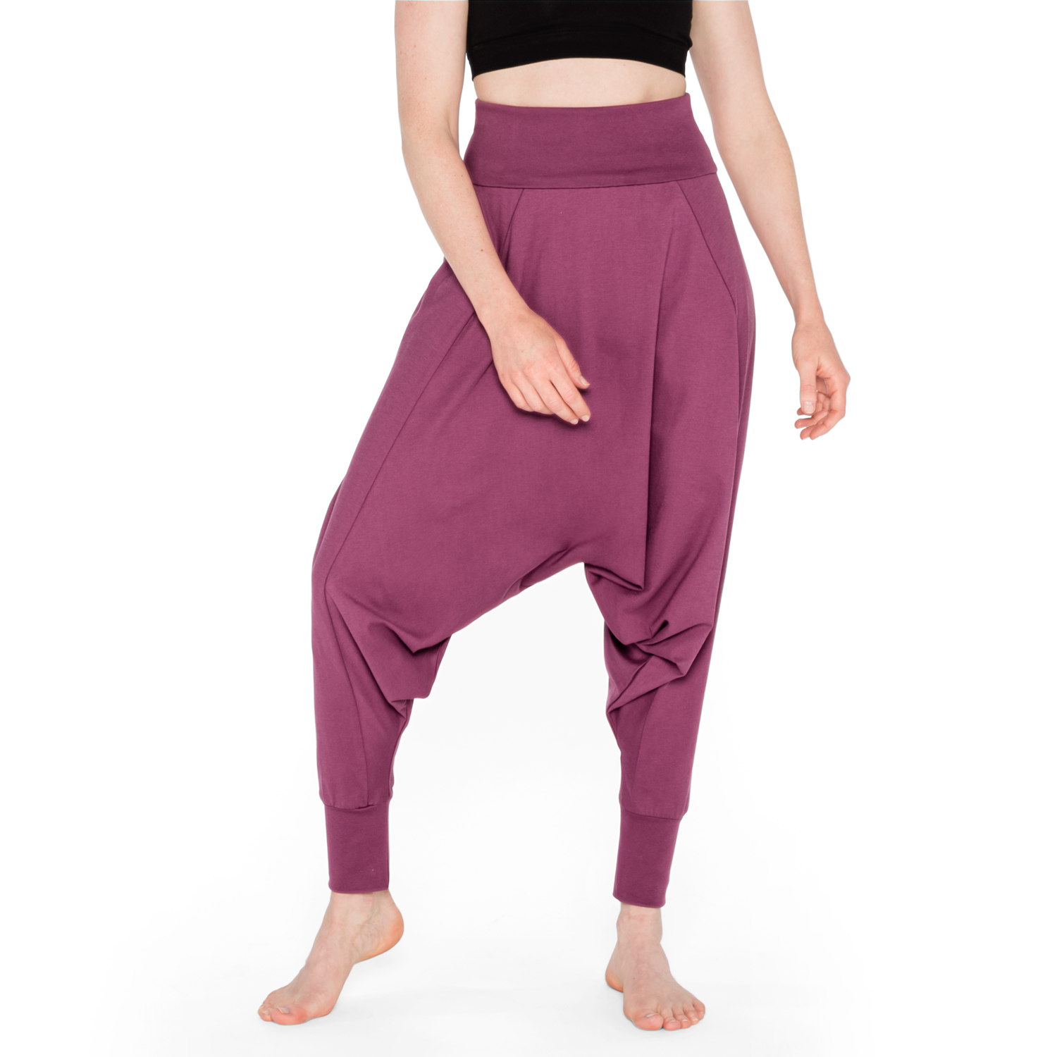 Sultanhose aus reinem Bio-Baumwolljersey