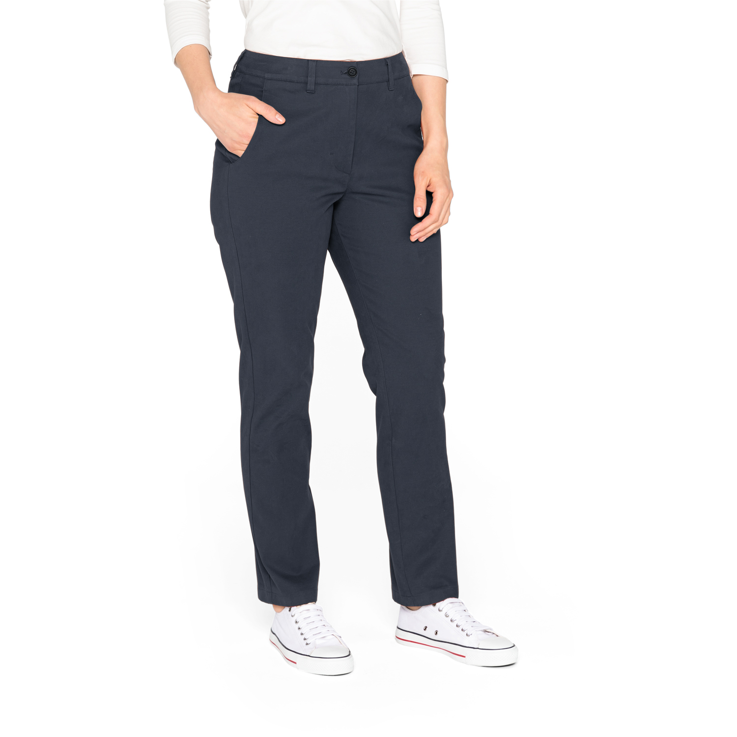 Hose aus Bio-Baumwoll-Gabardine